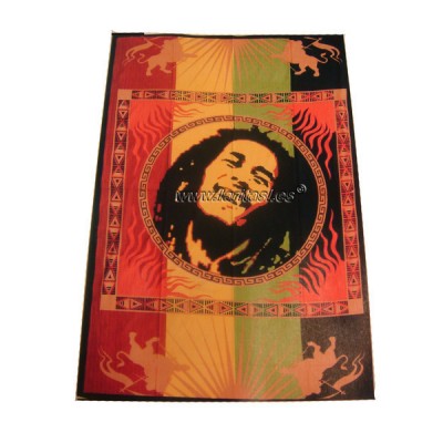 Cubrecamas Bob Marley sonriendo (135x210)