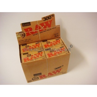 Papel Raw 300 (caja 40 librillos)