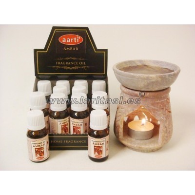 Aceite perfumado Aarti Ambar 15ml (pack 12)